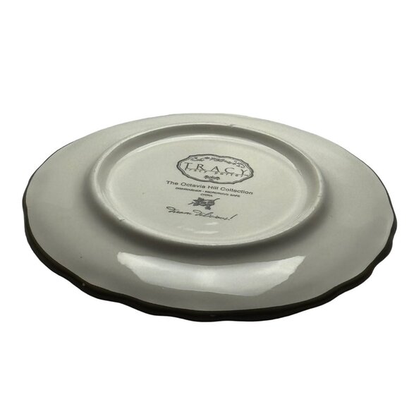 Tracy Porter Octavia Hill Collection Dinner Plate Hand-Painted Floral - Picture 3 of 8